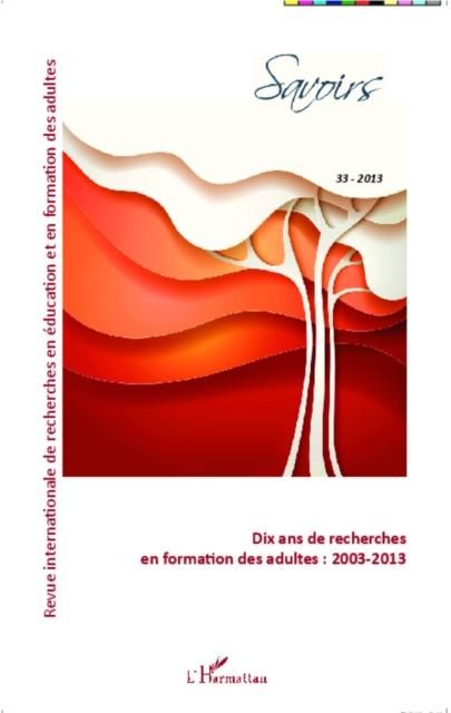 Produktbild: Dix ans de recherches en formation des adultes : 2003-2013