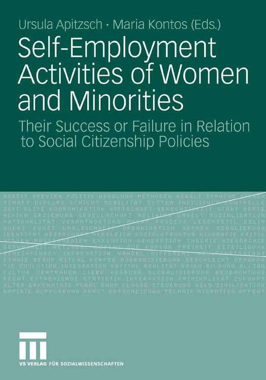 Produktbild: Self-Employment Activities of Women and Minorities