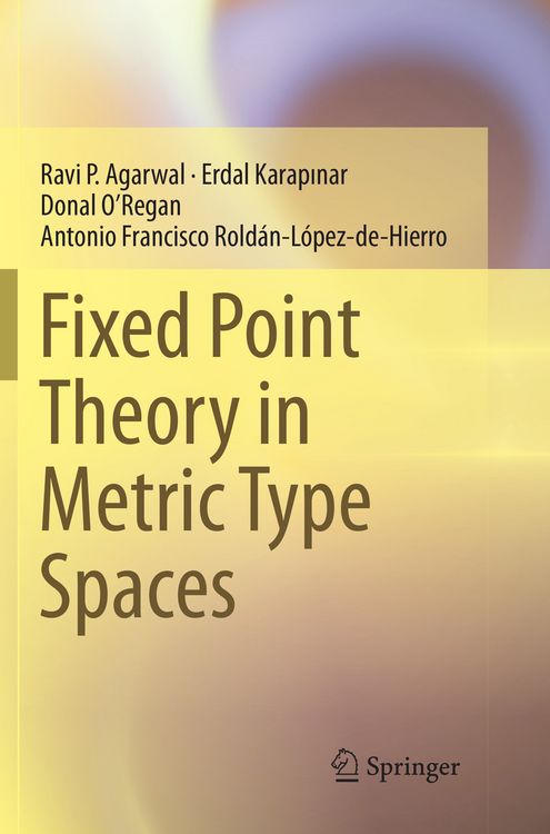 Produktbild: Fixed Point Theory in Metric Type Spaces