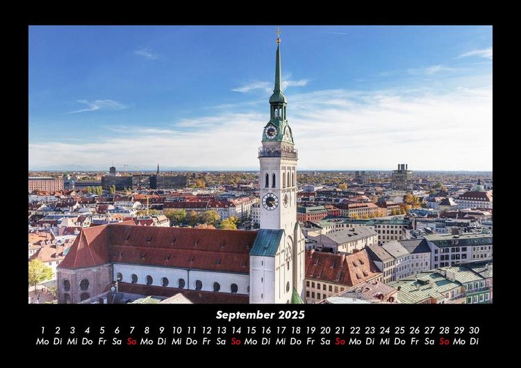 Produktbild: M&uuml;nchen 2025 Fotokalender DIN A3