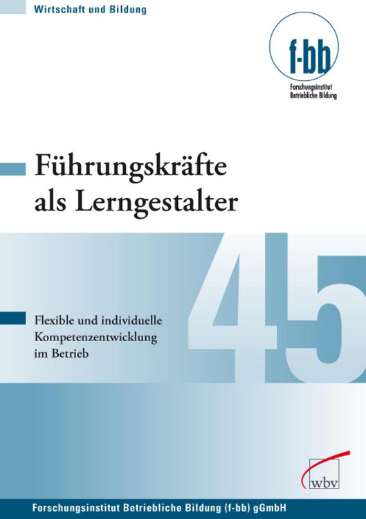 Produktbild: F&uuml;hrungskr&auml;fte als Lerngestalter