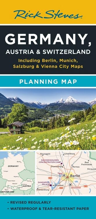 Produktbild: Rick Steves Germany, Austria & Switzerland Planning Map