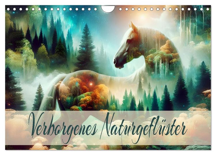 Produktbild: Verborgenes Naturgefl&uuml;ster (Wandkalender 2026 DIN A4 quer), CALVENDO Monatskalender