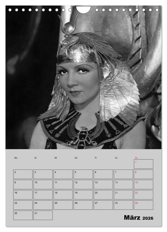 Produktbild: Diven der Stummfilm-&Auml;ra (Wandkalender 2026 DIN A4 hoch), CALVENDO Monatskalender