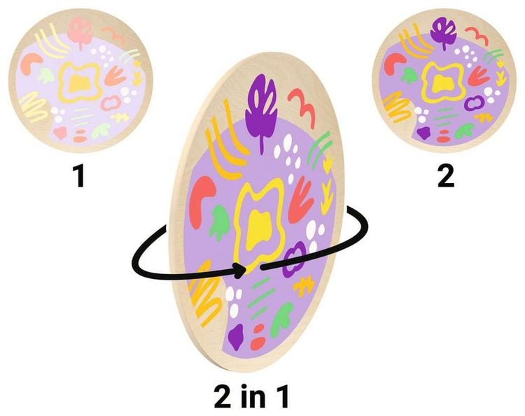 Produktbild: CreArt Wooden - Florale Str&ouml;me