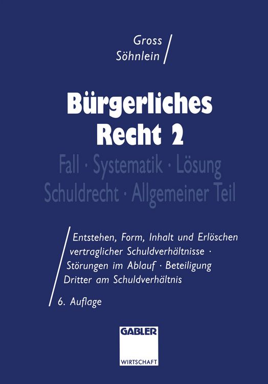 Produktbild: B&uuml;rgerliches Recht 2