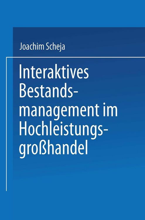 Produktbild: Interaktives Bestandsmanagement im Hochleistungsgro&szlig;handel