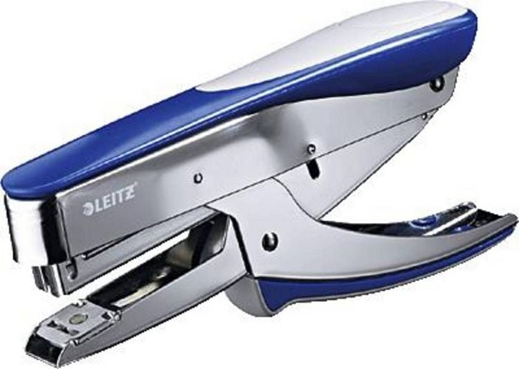 Produktbild: Leitz Heftzange 5548-00-33 Heftleistung:25 Bl. (80 g/m&sup2;) Blau (metallic) 1St.