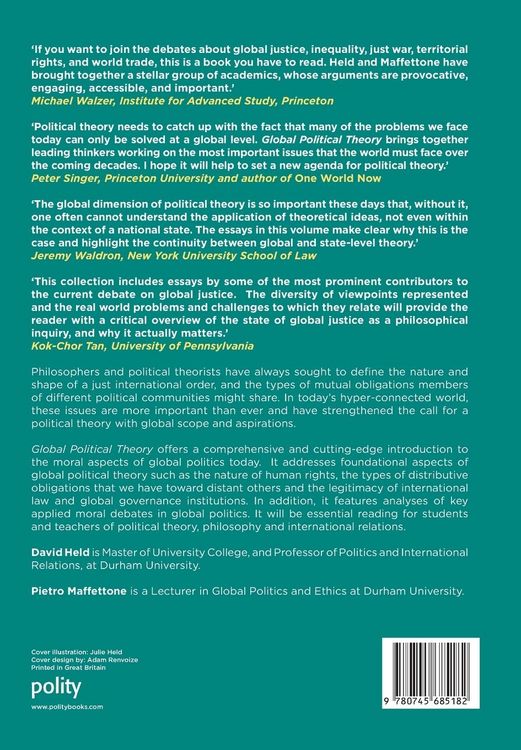 Produktbild: Global Political Theory