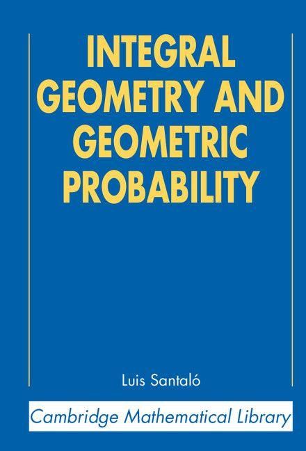 Produktbild: Integral Geometry and Geometric Probability