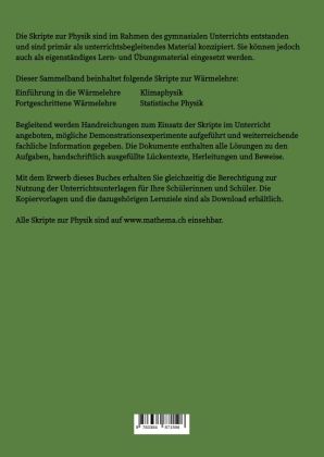 Produktbild: Skripte zur Physik - W&auml;rmelehre