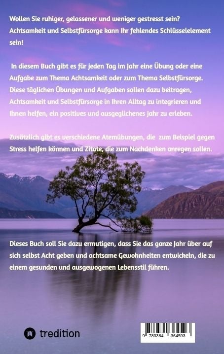 Produktbild: 365 Tage Achtsamkeit und Selbstf&uuml;rsorge