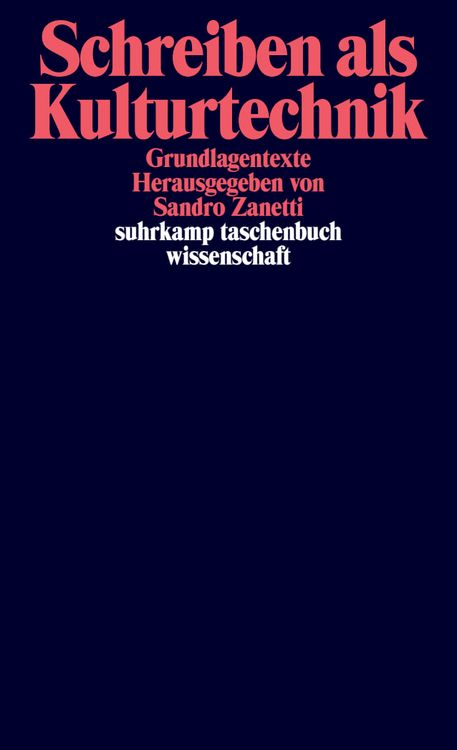 Produktbild: Schreiben als Kulturtechnik