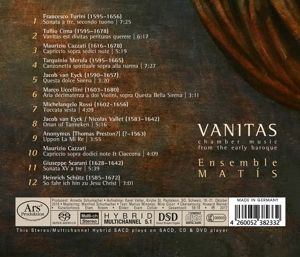 Produktbild: Vanitas-Kammermusik des Fr&uuml;hbarock