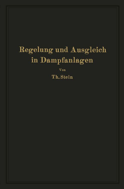 Produktbild: Regelung und Ausgleich in Dampfanlagen