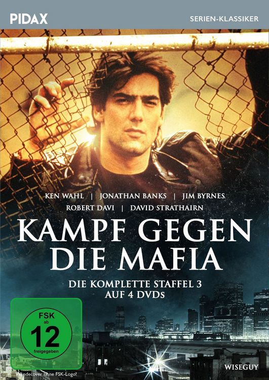 Produktbild: Kampf gegen die Mafia, Staffel 3 (Wiseguy) / Weitere 22 Folgen der preisgekrönten Krimiserie mit Ken Wahl (Pidax Serien-Klassiker)