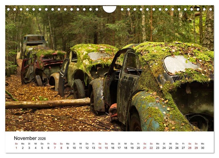 Produktbild: Rostende Legenden (Wandkalender 2026 DIN A4 quer), CALVENDO Monatskalender