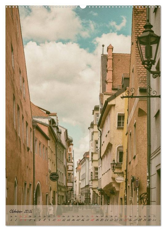 Produktbild: Regensburg - Charme der Altstadt (Wandkalender 2026 DIN A2 hoch), CALVENDO Monatskalender