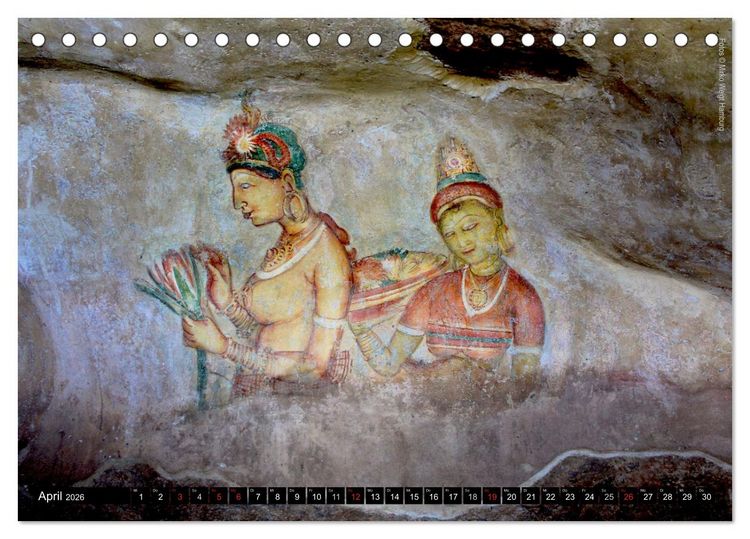 Produktbild: Sri Lanka 2026 Kulturh&ouml;hepunkte (Tischkalender 2026 DIN A5 quer), CALVENDO Monatskalender