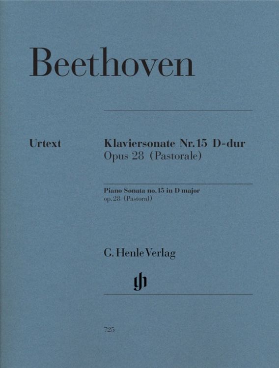 Produktbild: Ludwig van Beethoven - Klaviersonate Nr. 15 D-dur op. 28 (Pastorale)