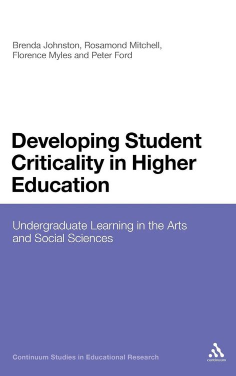 Produktbild: Developing Student Criticality in Higher Education