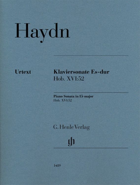 Produktbild: Joseph Haydn - Klaviersonate Es-dur Hob. XVI:52