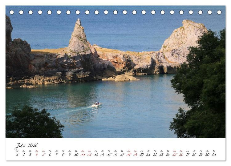 Produktbild: Reizvolles S&uuml;dengland Devon und Cornwall (Tischkalender 2026 DIN A5 quer), CALVENDO Monatskalender