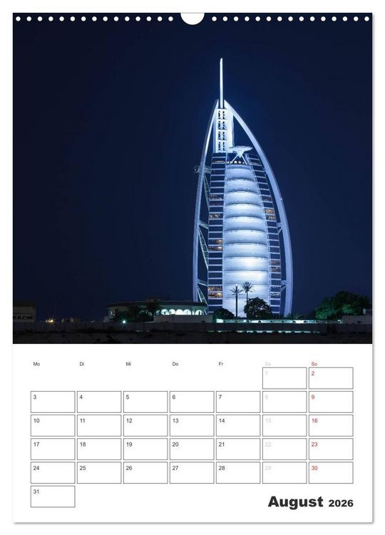 Produktbild: Vertical Dubai 2026 (Wandkalender 2026 DIN A3 hoch), CALVENDO Monatskalender