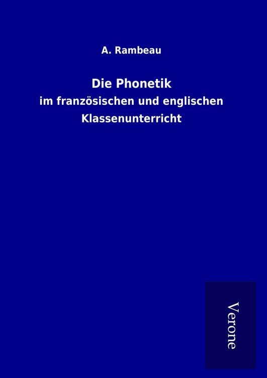 Produktbild: Die Phonetik