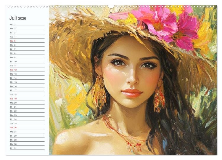 Produktbild: Frauen im Sommer. Lebensfreude, Sonne und Strand (Wandkalender 2026 DIN A2 quer), CALVENDO Monatskalender
