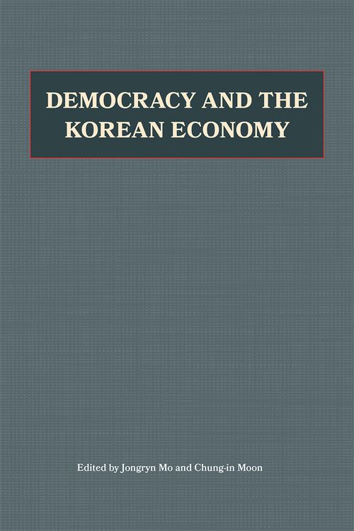Produktbild: Democracy and the Korean Economy
