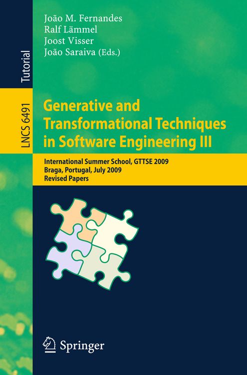 Produktbild: Generative and Transformational Techniques in Software Engineering III