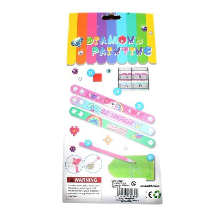 Produktbild: Diamond Painting Armb&auml;nder 20x2cm 3 St&uuml;ck