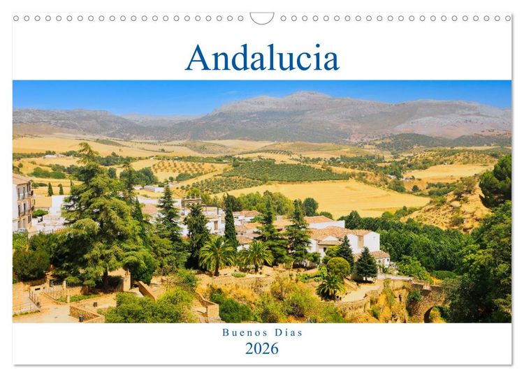 Produktbild: Andaluc&iacute;a - Buenos D&iacute;as (Wandkalender 2026 DIN A3 quer), CALVENDO Monatskalender