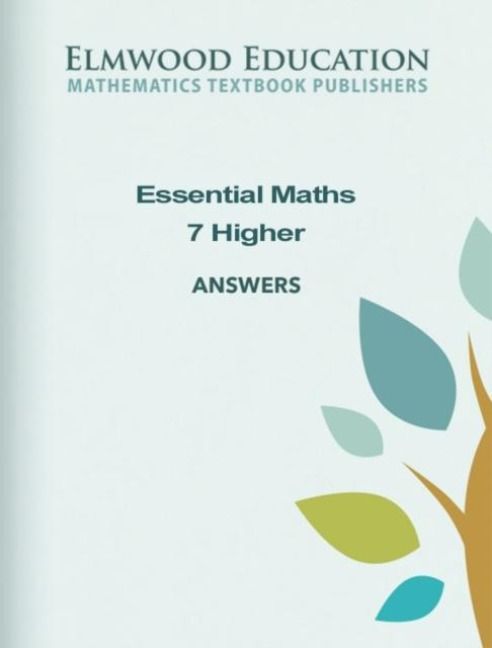 Produktbild: Essential Maths 7 Higher Answers