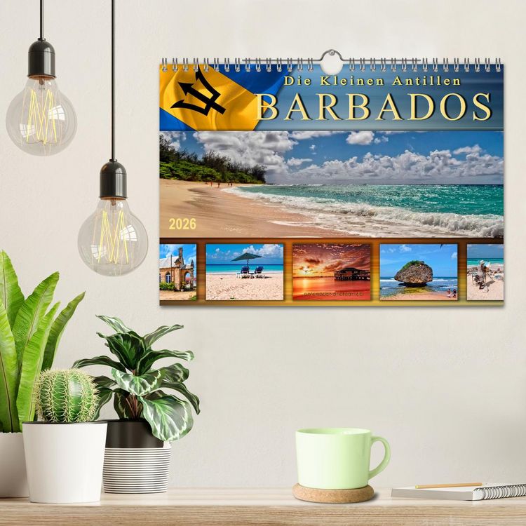 Produktbild: Die kleinen Antillen - Barbados (Wandkalender 2026 DIN A4 quer), CALVENDO Monatskalender
