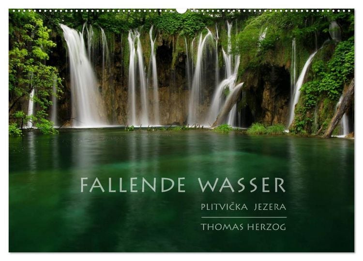 Produktbild: FALLENDE WASSER (Wandkalender 2026 DIN A2 quer), CALVENDO Monatskalender