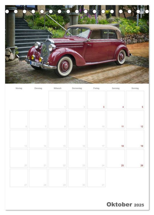Produktbild: Mercedes Benz 170 SCB (Tischkalender 2025 DIN A5 hoch), CALVENDO Monatskalender