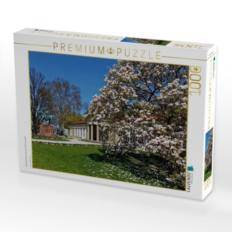 Produktbild: CALVENDO Puzzle Magnolienbl&uuml;te im Kurpark Bad-Cannstatt | 1000 Teile Lege-Gr&ouml;&szlig;e 64x48cm Foto-Puzzle f&uuml;r gl&uuml;ckliche Stunden