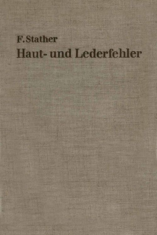 Produktbild: Haut- und Lederfehler