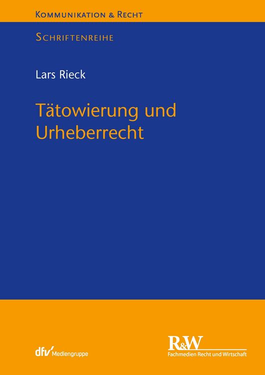 Produktbild: Tätowierung und Urheberrecht