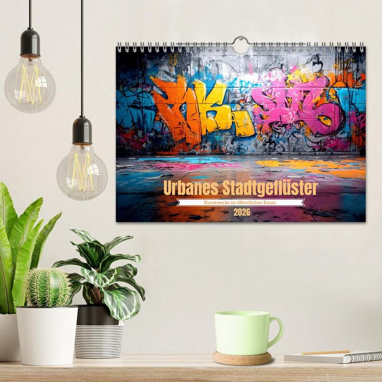 Produktbild: Urbanes Stadtgefl&uuml;ster (Wandkalender 2026 DIN A4 quer), CALVENDO Monatskalender