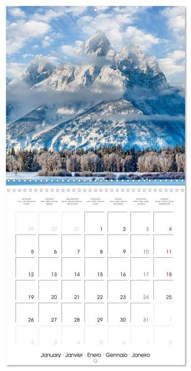 Produktbild: Teton National Park (Wall Calendar 2026 12 &times; 12 Inch) CALVENDO 12 Month Wall Calendar