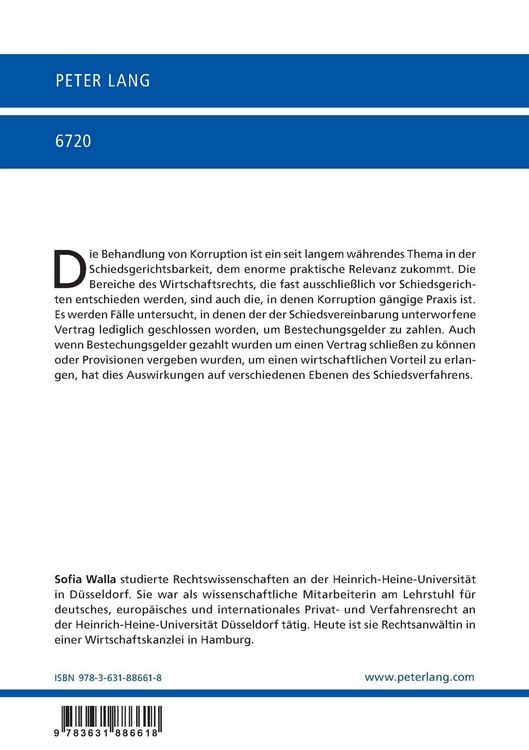 Produktbild: Auswirkungen von Korruption auf nationale und internationale Handelsschiedsverfahren