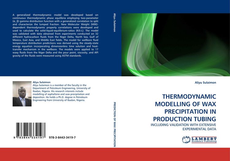 Produktbild: Thermodynamic Modelling Of Wax Precipitation in Production Tubing