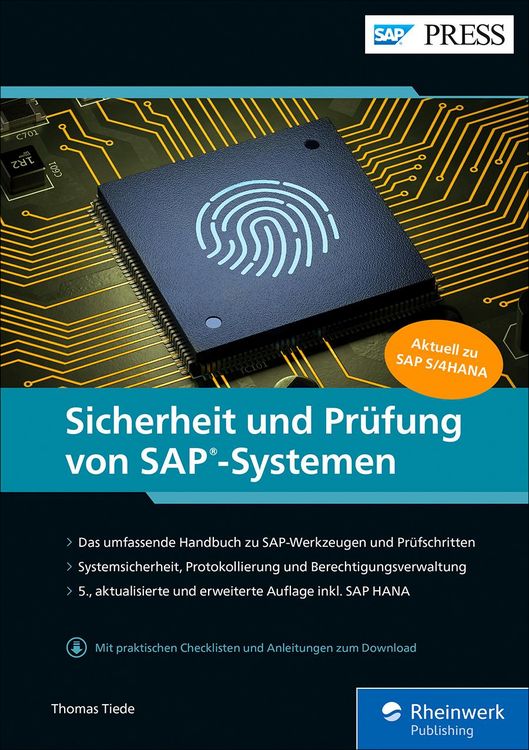 Produktbild: Sicherheit und Pr&uuml;fung von SAP-Systemen
