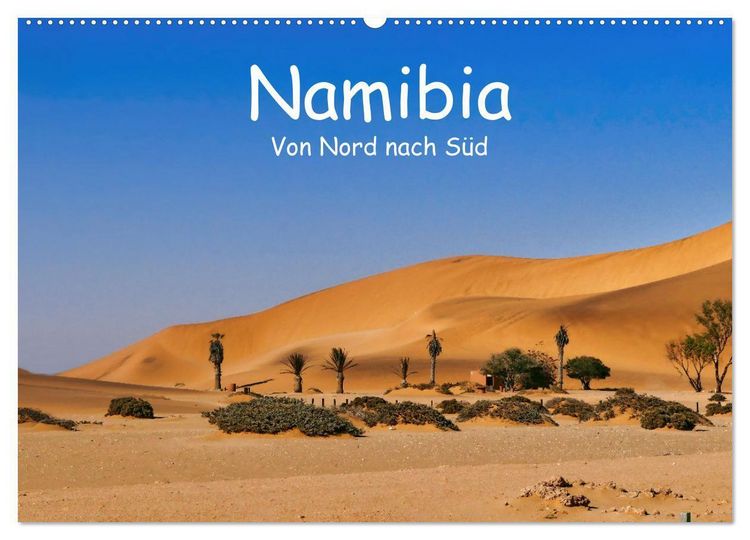 Produktbild: Namibia - Von Nord nach S&uuml;d (Wandkalender 2026 DIN A2 quer), CALVENDO Monatskalender