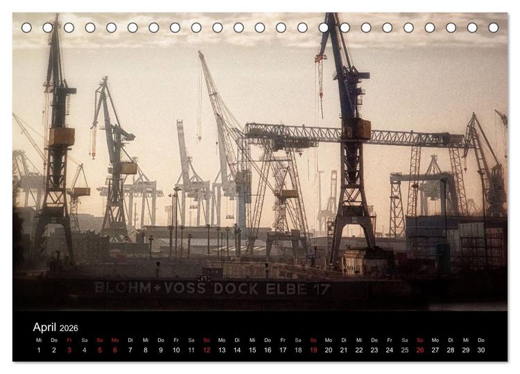 Produktbild: Hamburg (Tischkalender 2026 DIN A5 quer), CALVENDO Monatskalender