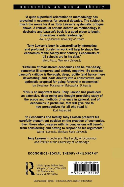 Produktbild: Economics and Reality