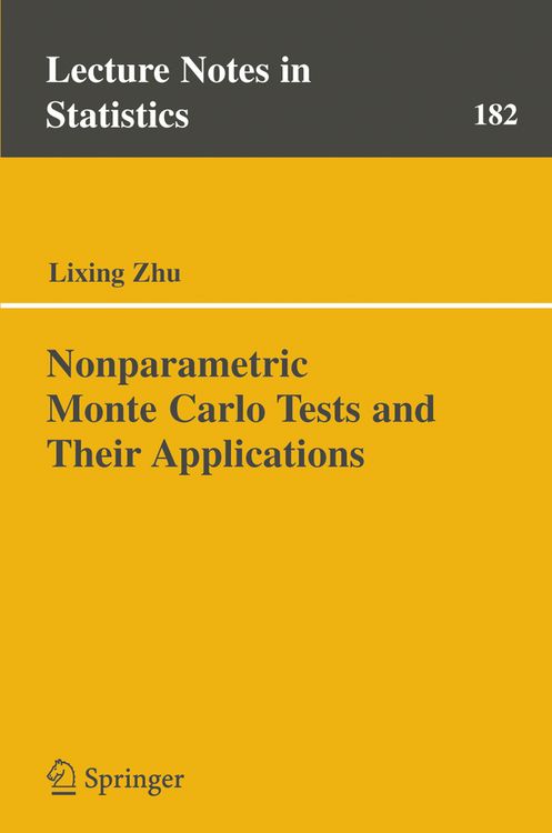 Produktbild: Nonparametric Monte Carlo Tests and Their Applications